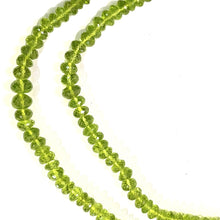 Sterling Silver Peridot Double Strand Beaded Necklace
