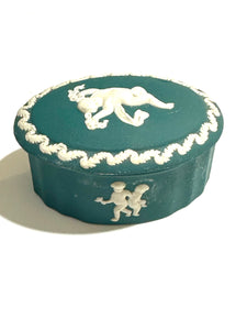 Ornate Porcelain Wedgwood  Trinket  Box