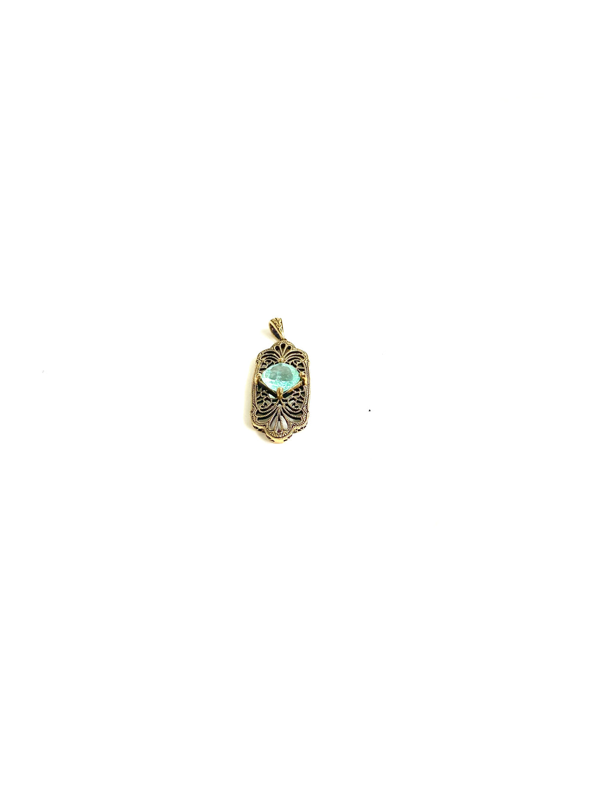 9ct Gold Paraiba Tourmaline Pendant