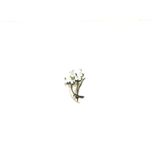 Moonstone Flower Brooch
