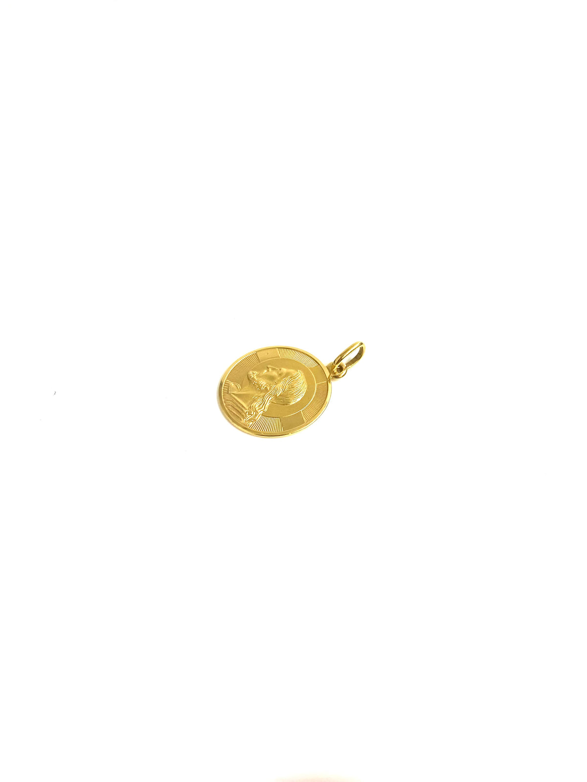 18ct Gold Protegga Coin Pendant
