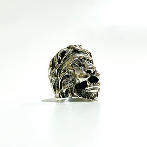 Sterling Silver Lion Dress Ring