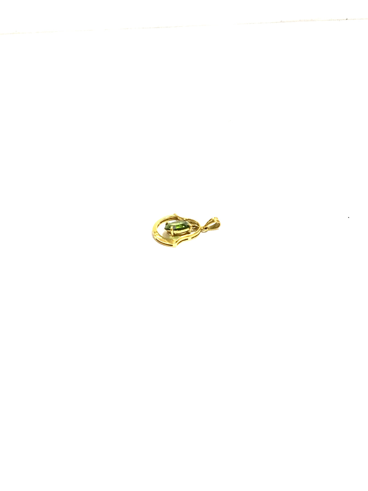 9ct Gold and Peridot Pendant