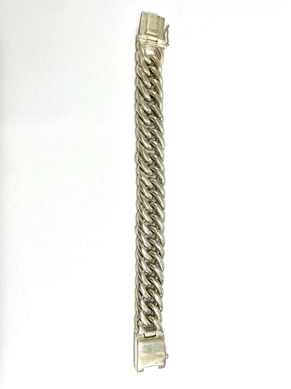 Sterling Silver Half Curb Link Chain Bracelet