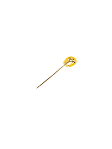 15ct Yellow Gold Opal Pin