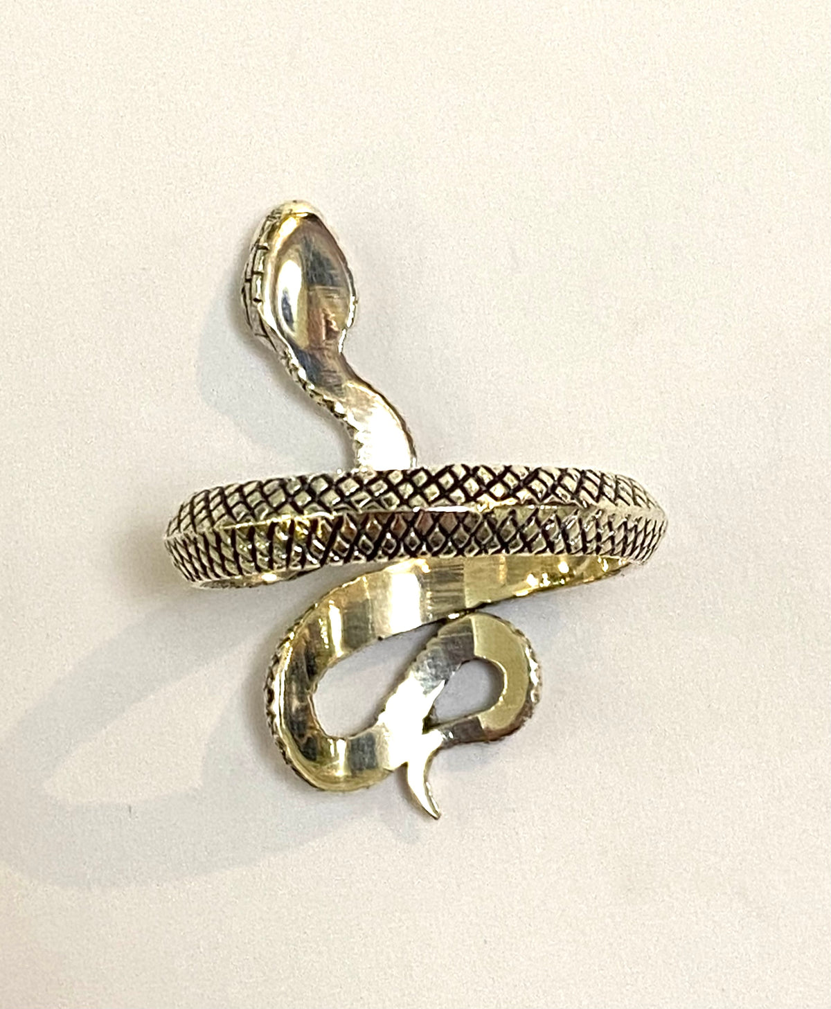 Sterling Silver Snake Ring