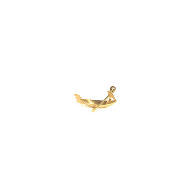 18ct Gold Boat Pendant