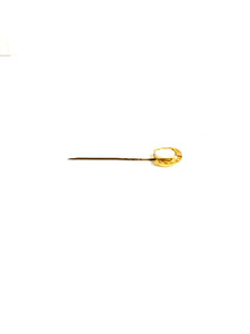 15ct Yellow Gold Opal Pin