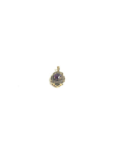 9ct Gold Rhodolite Garnet Pendant