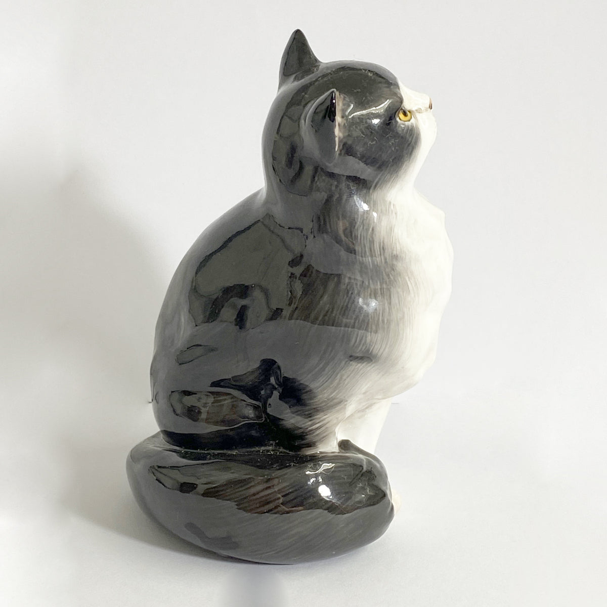 Antique Royal Doulton Cat Bone China Figurine