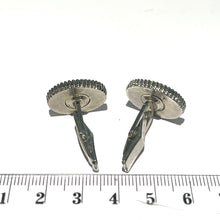 Vintage Rock Crystal and Butterfly Wing Island Cufflinks