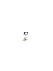 9ct Gold Sapphire and Pearl Pendant