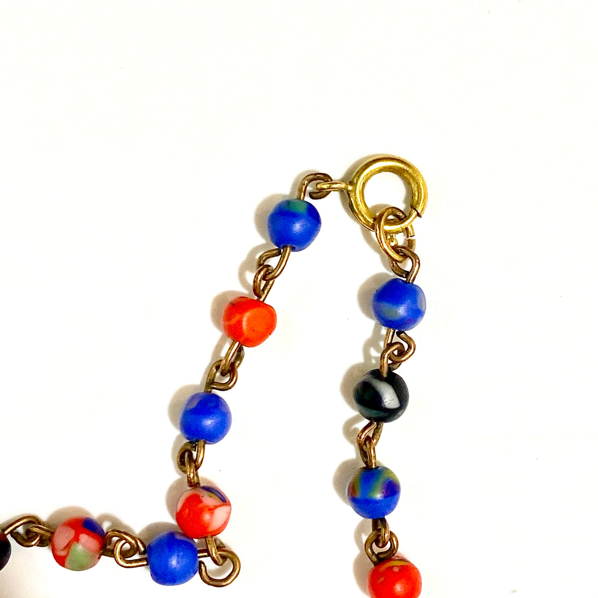 Italian Glass Beaded Necklace