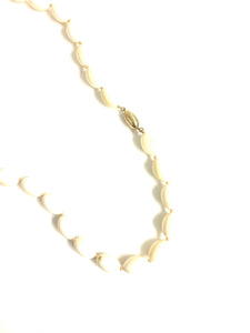 Antique Natural Ivory Art-Deco Inspired Necklace