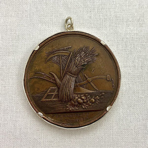 Agricultural Patriotic Society Bronze Medallion