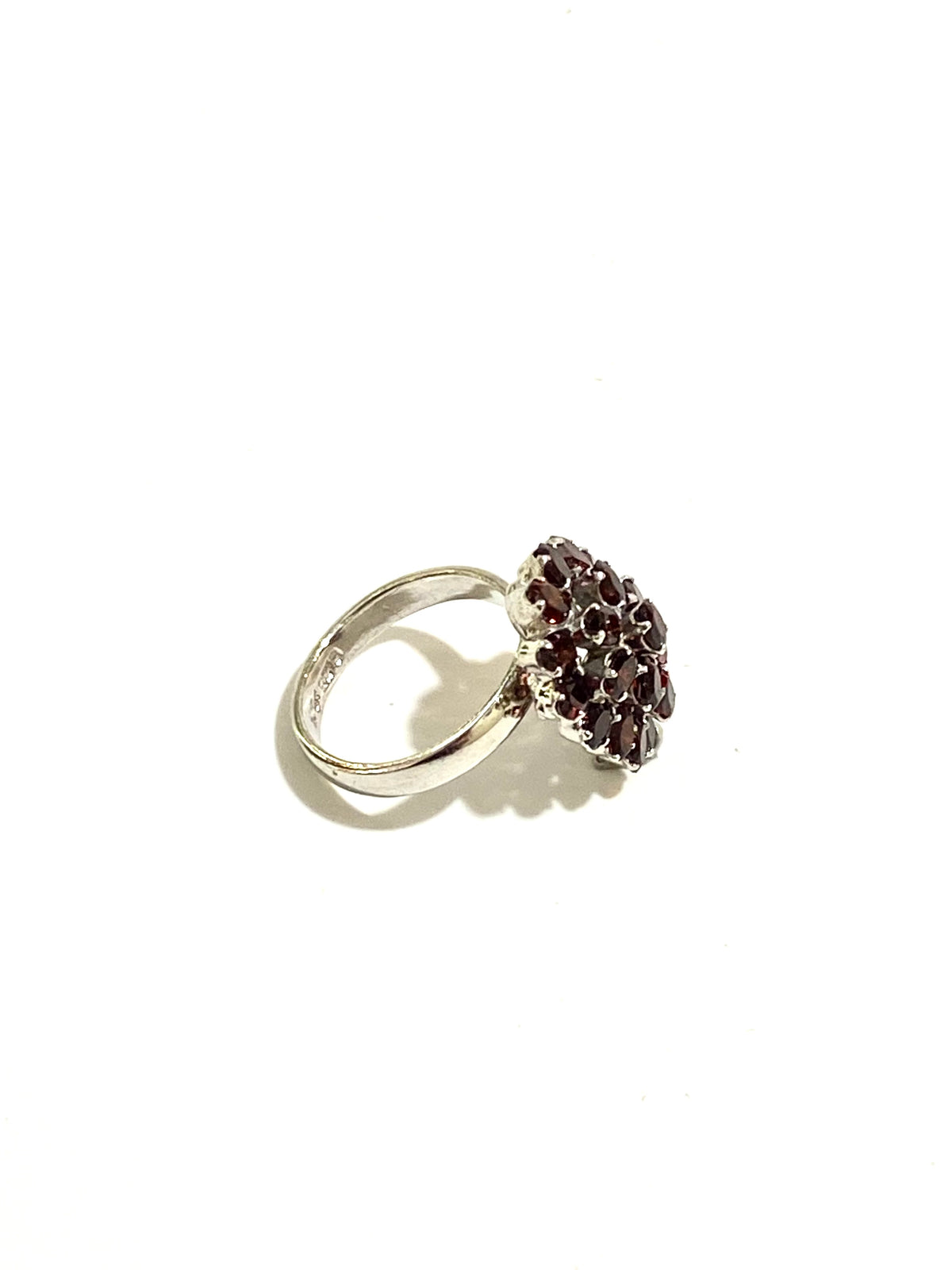 Sterling Silver Synthetic Sapphire Cocktail Ring
