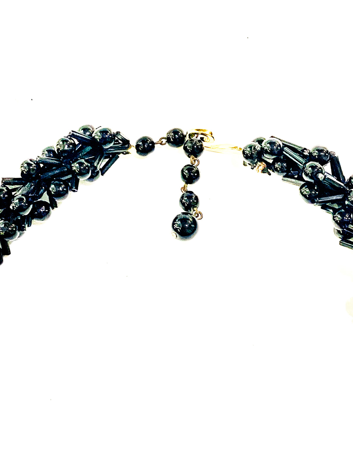 Black Beaded Vintage Collar