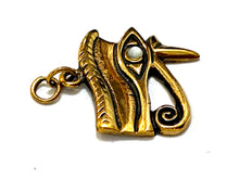 Brass Egyptian Evil Eye Pendant
