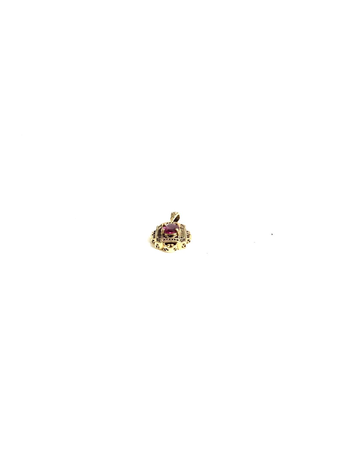 9ct Gold Tourmaline Pendant
