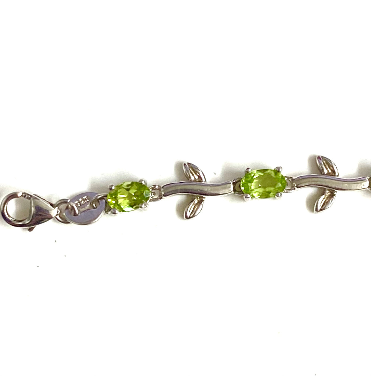 Sterling Silver Peridot Bracelet