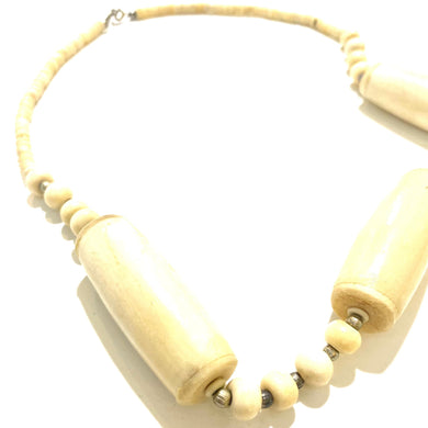 Bone Beaded Necklace