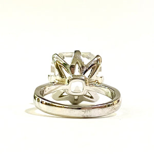 Sterling Silver Rock Crystal Ring