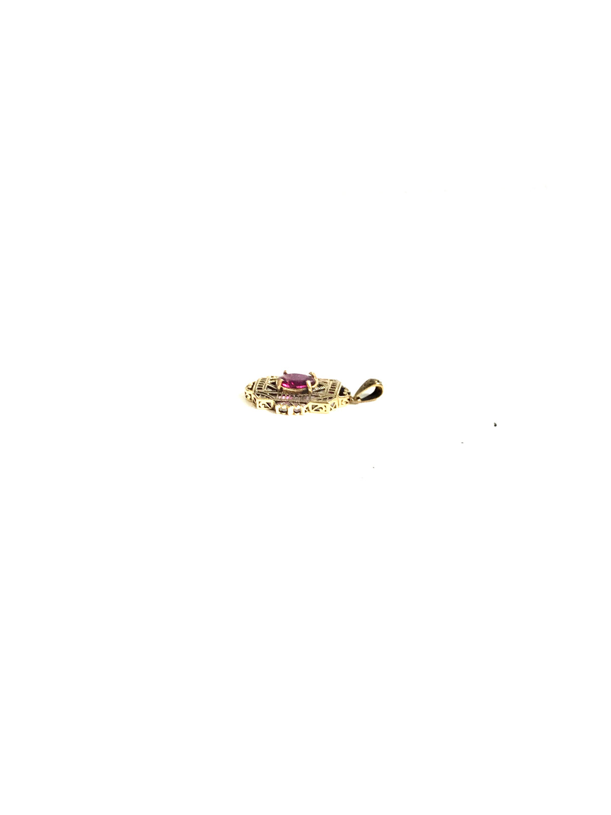 9ct Gold Tourmaline Pendant