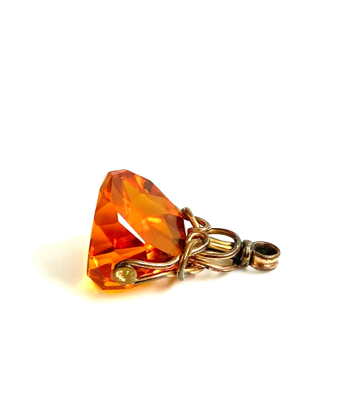 9ct Yellow Gold Citrine Pendant