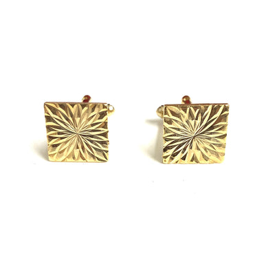 Costume Floral Engraved Cufflinks