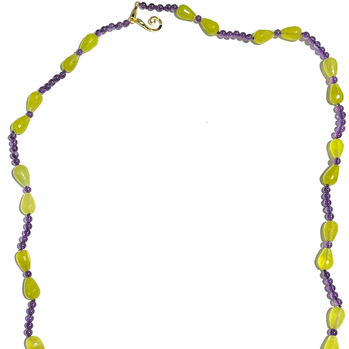 Serpentine Amethyst Necklace