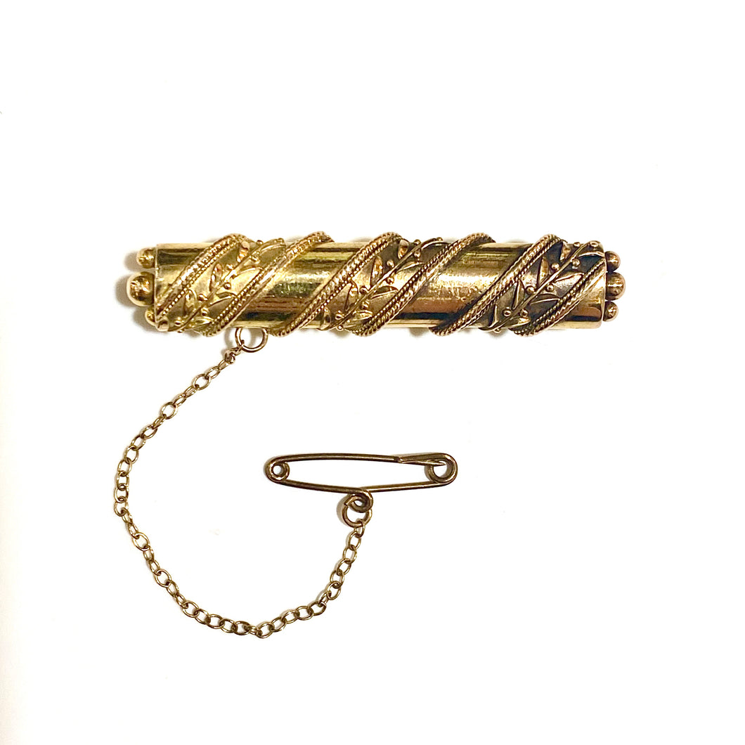 Antique 15ct Yellow Gold Brooch