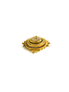 9ct Gold Badge Pin