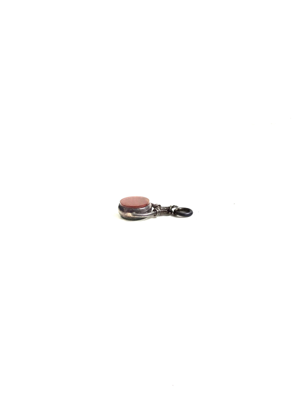 Sterling Silver Agate Fob Pendant