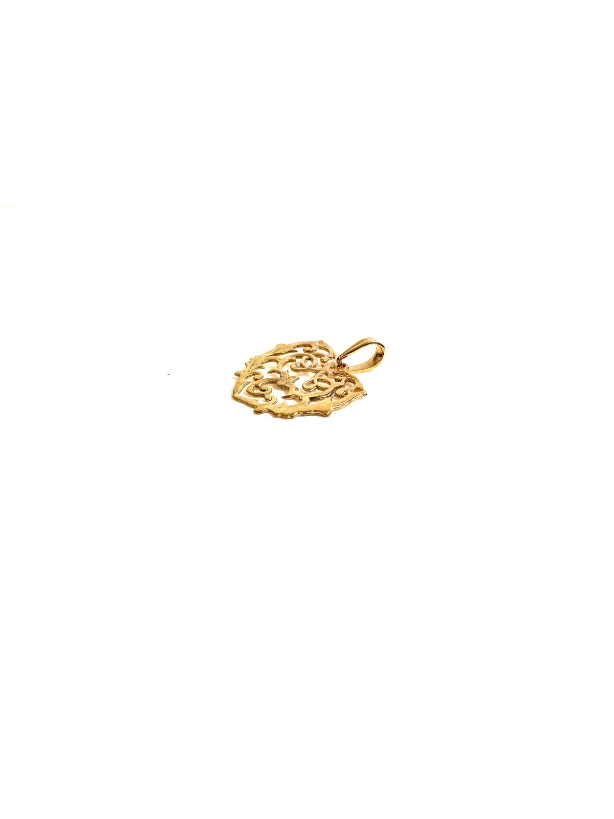 9ct Gold Heart Shaped Pendant