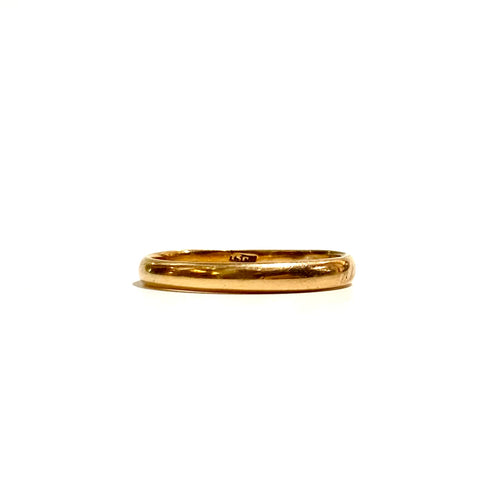 15ct Yellow Gold Band