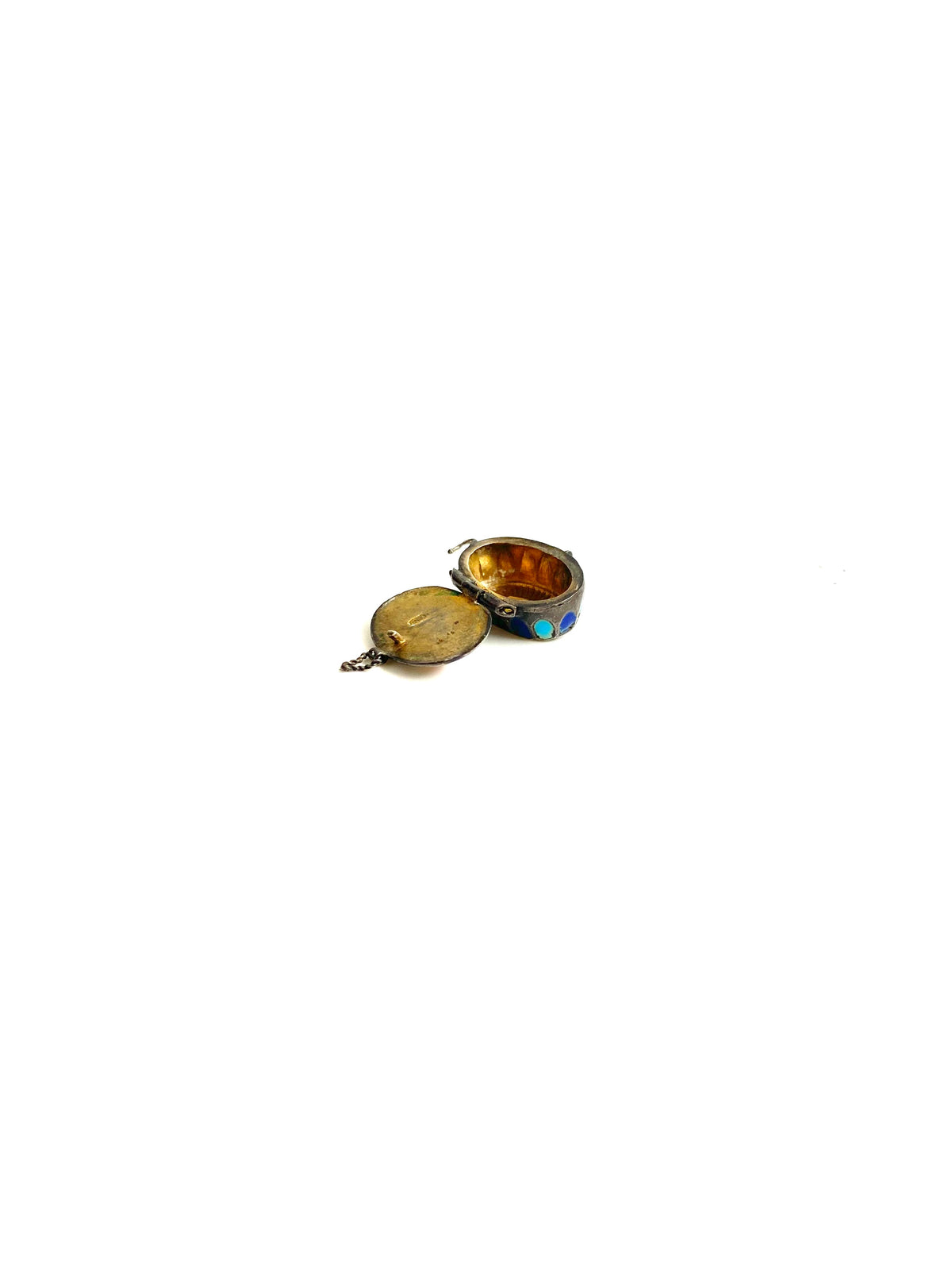 Egyptian Revivalist Enamel Pendant