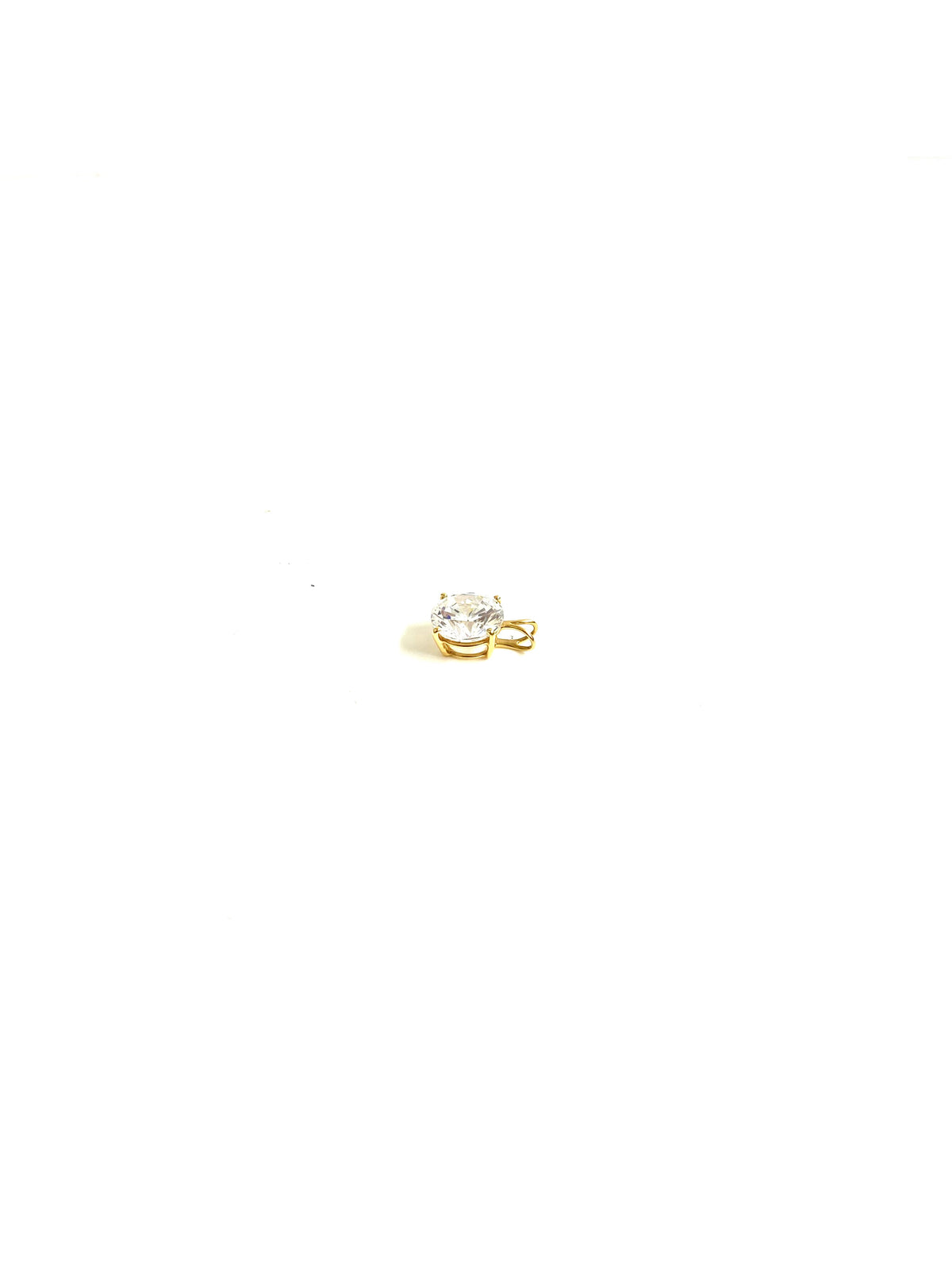 14ct Gold and CZ Pendant