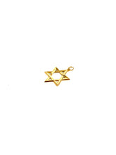 14ct Gold Star of David Charm
