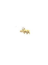 9ct Gold Rhino Pendant