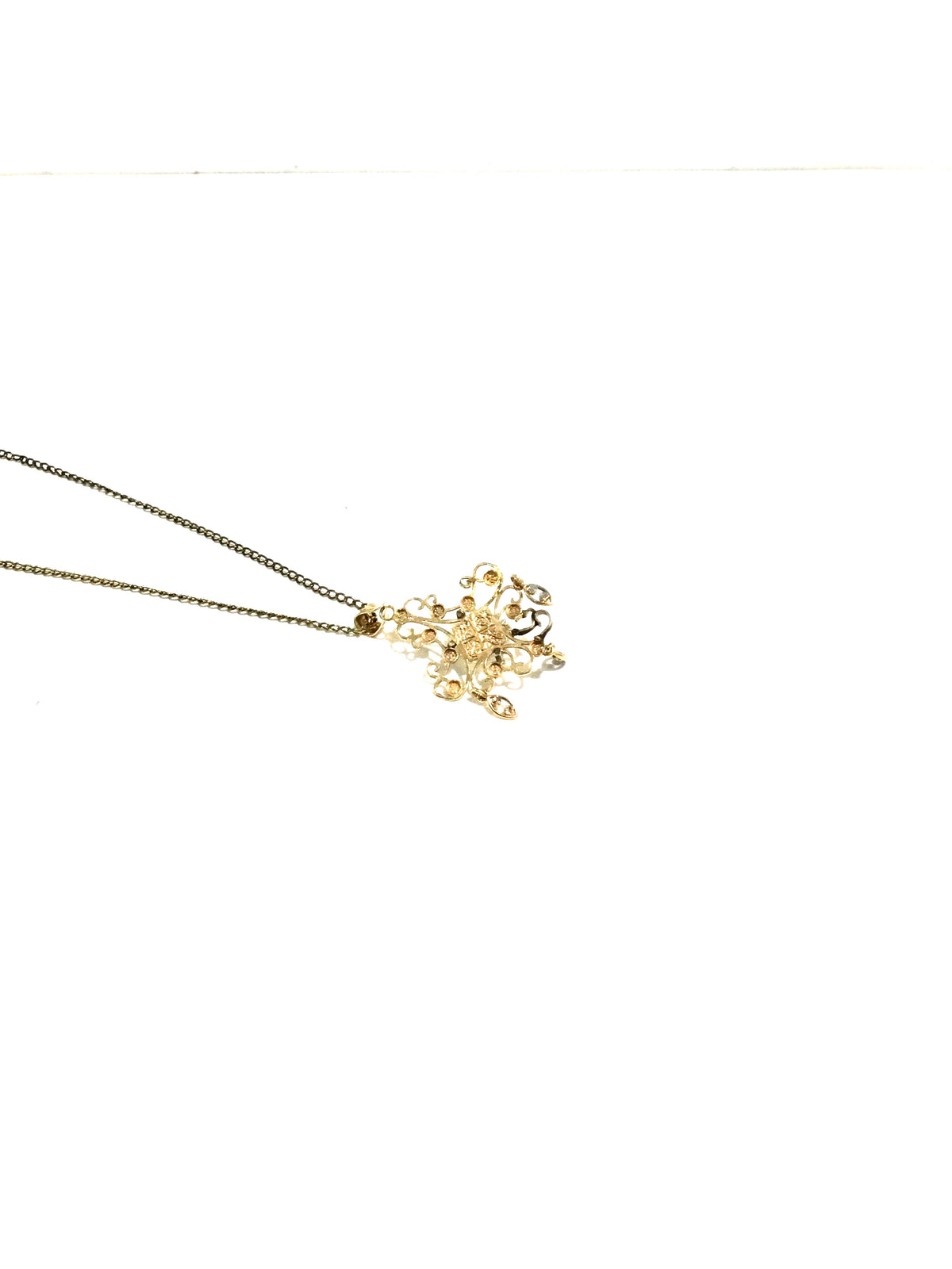 14ct Rose Gold Moonstone Necklace