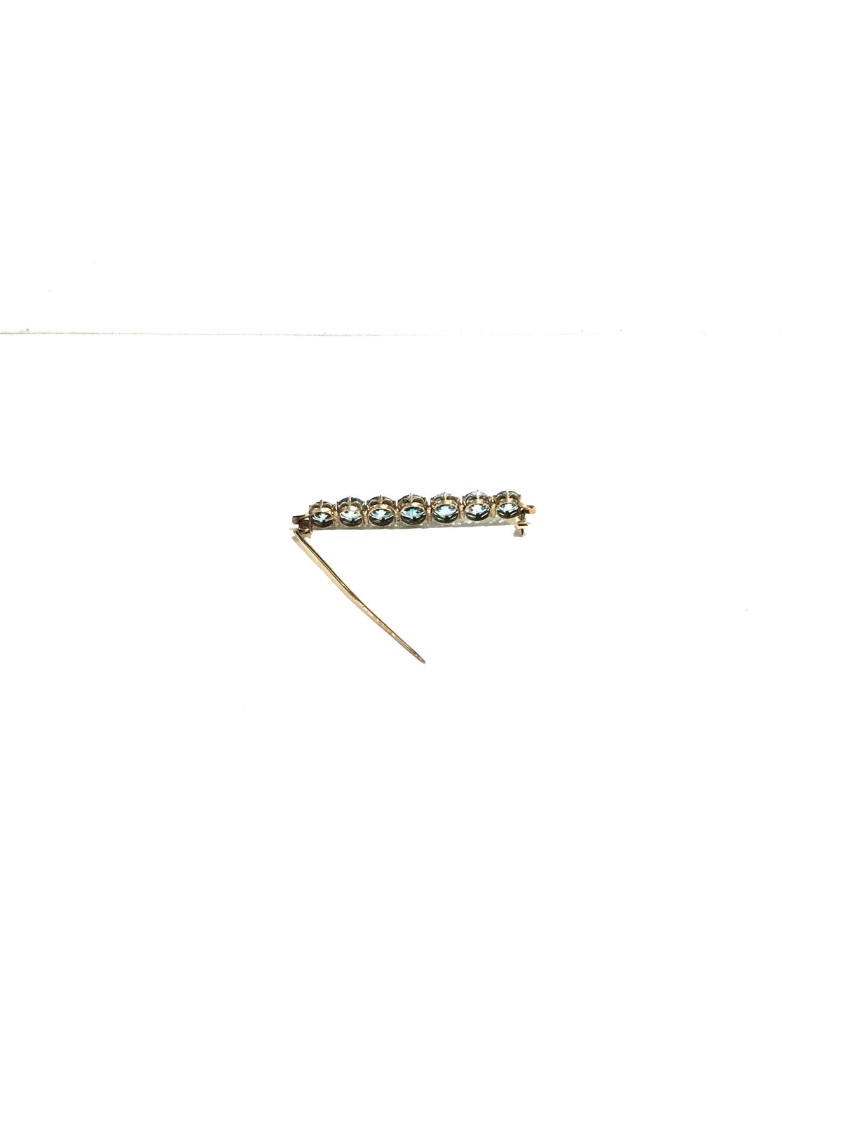 14ct Rose Gold Cubic Zirconia Brooch