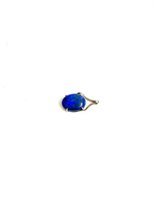 9ct White Gold 60ct Solid Opal Pendant