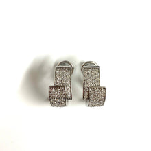 18ct White Gold and Diamond Drop Earrings