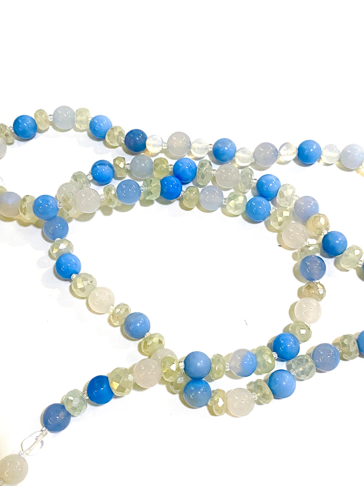 Opalite and Blue Lace Agate Necklace