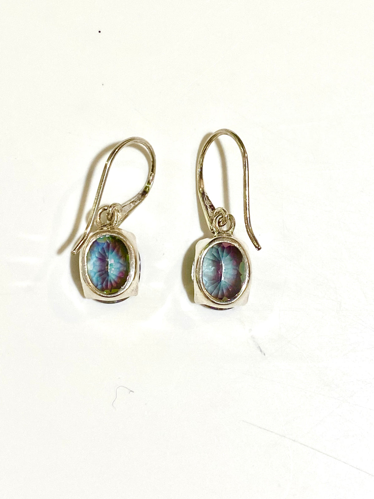 Sterling Silver Mystic Topaz Earrings