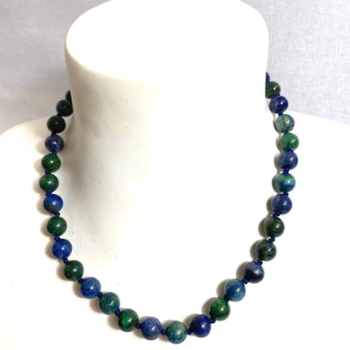 Chrysocolla Round Beaded Necklace