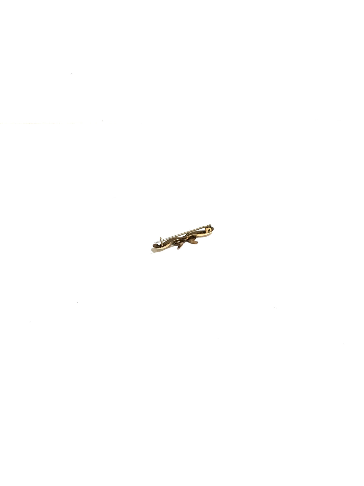 Bar Brooch with Ribbon Detail