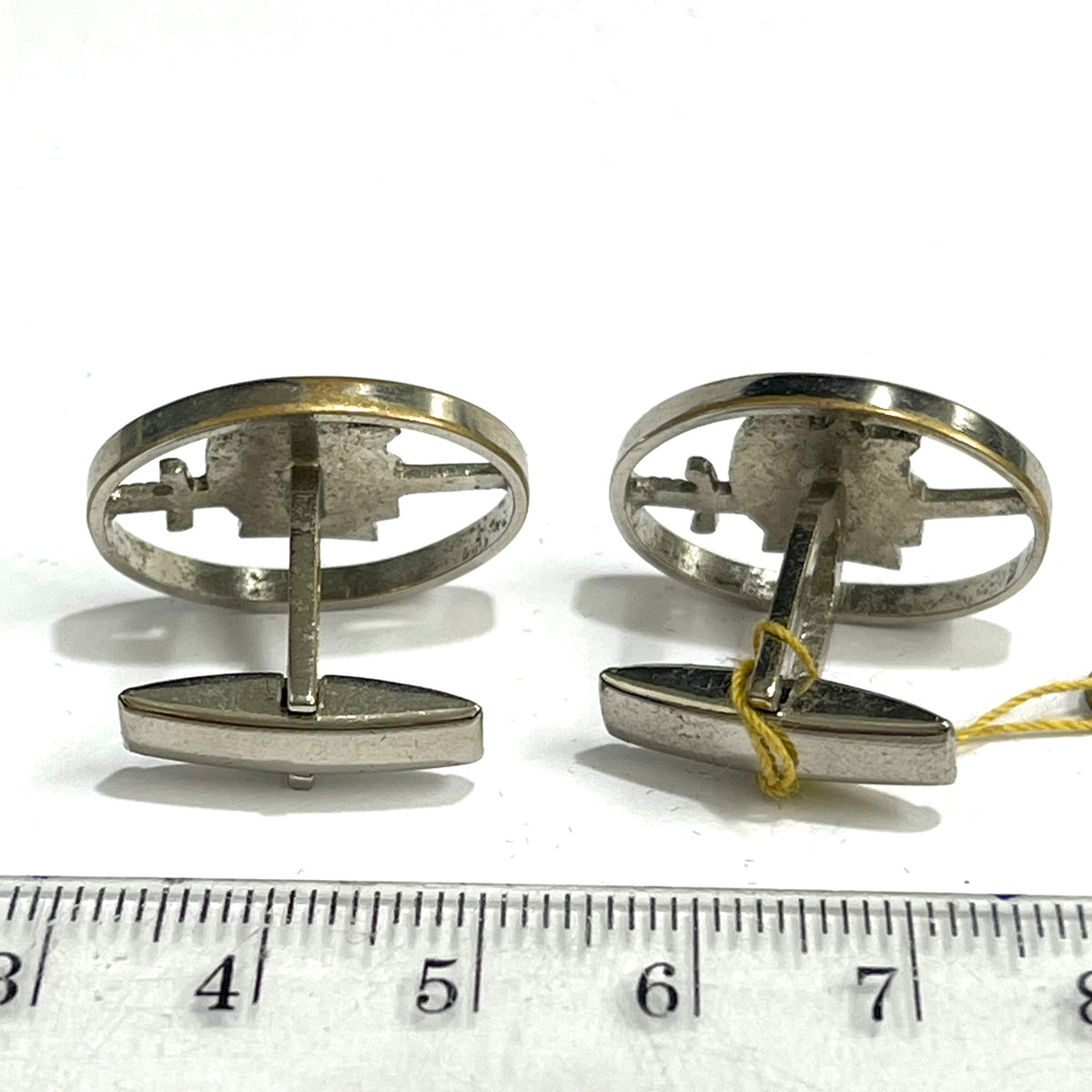 Vintage Silver Roman Centurion Cufflinks