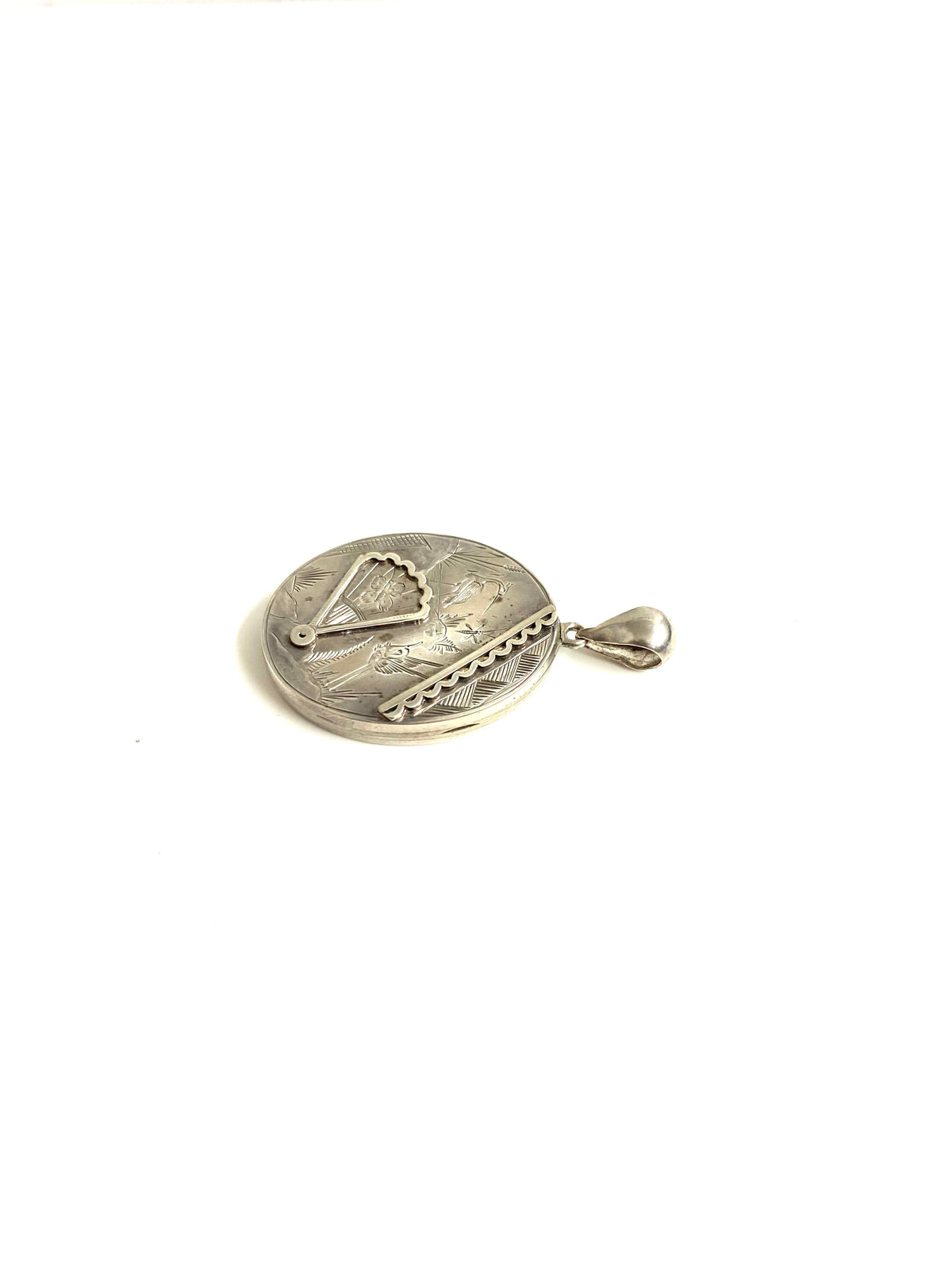 Sterling Silver Engraved Locket