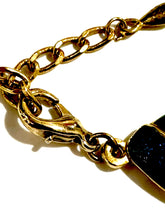 Vintage Enamel Blue Green Necklace